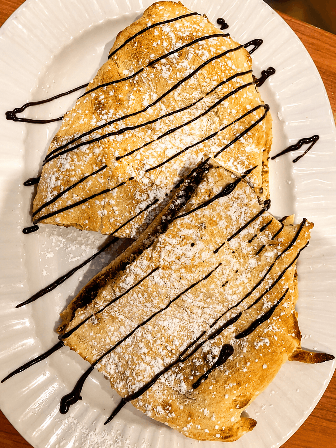 Calzone sucré au chocolat